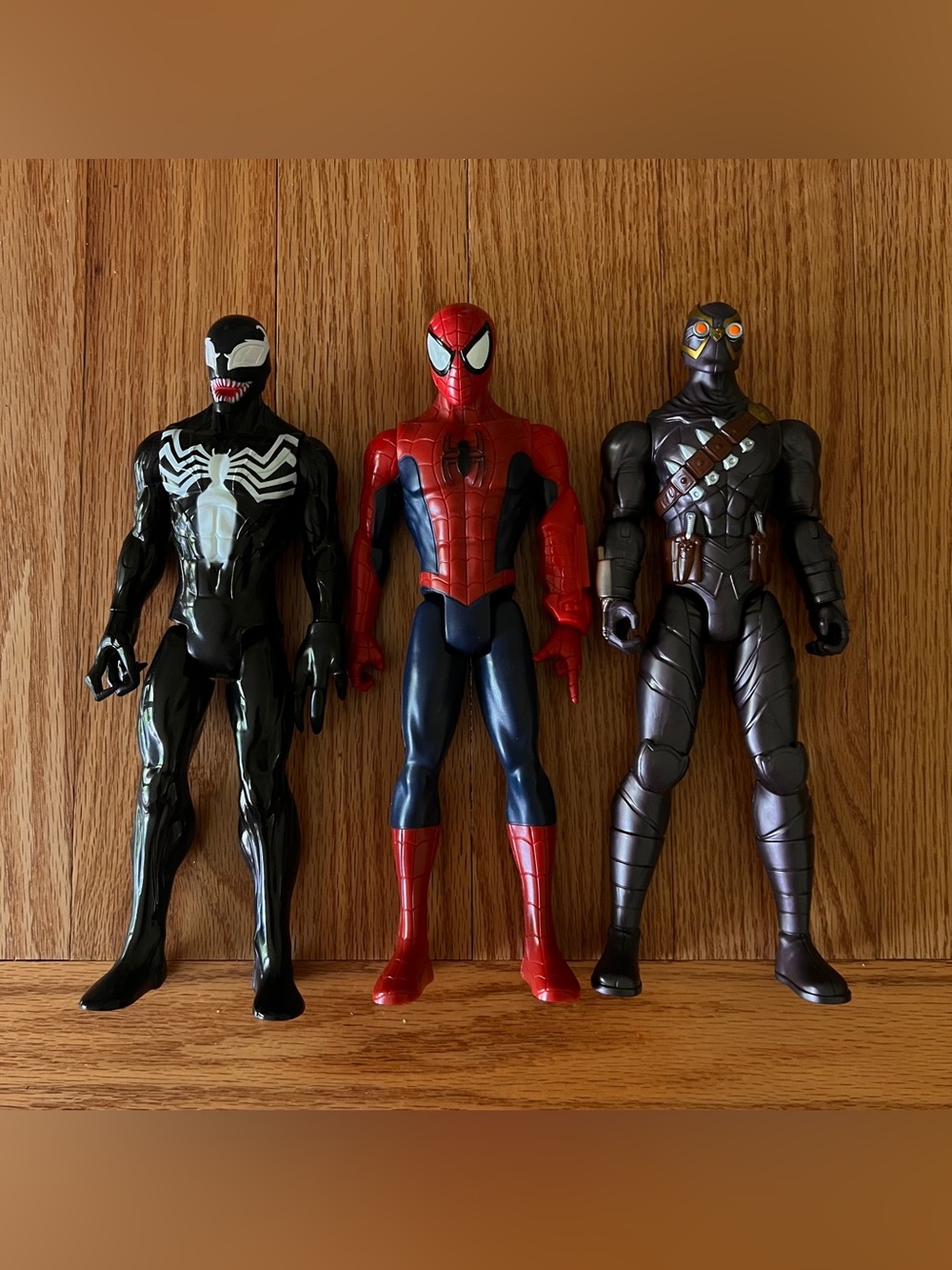 12 Inch Action Figures DC Comics And Marvel Talon, Venom And Spider Man